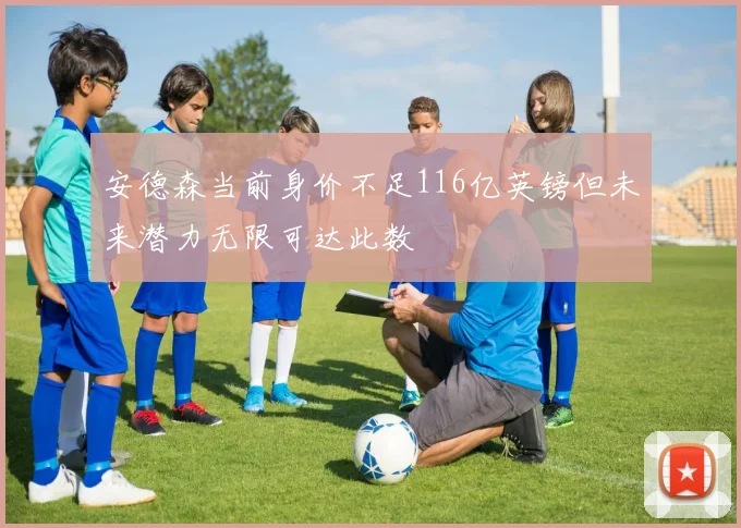 安德森当前身价不足116亿英镑但未来潜力无限可达此数